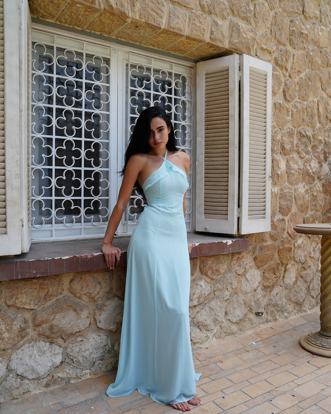 The Orchid Dress in Ocean Waves - XXS The Orchid Dress in Ocean Waves - XXS