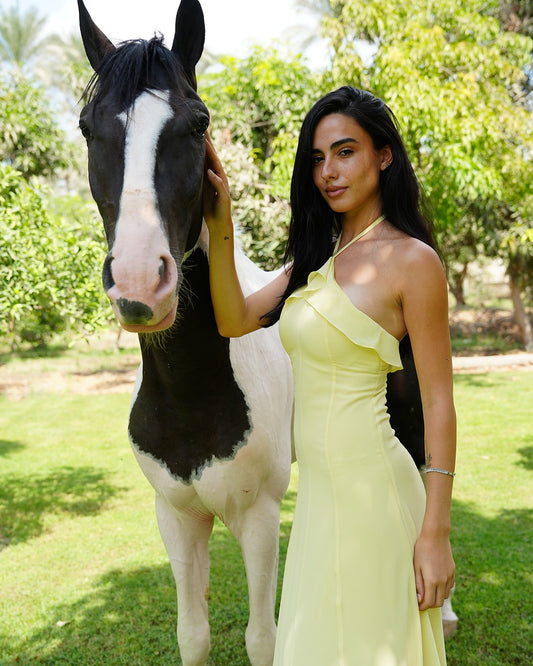 The Orchid Dress in Butter Yellow