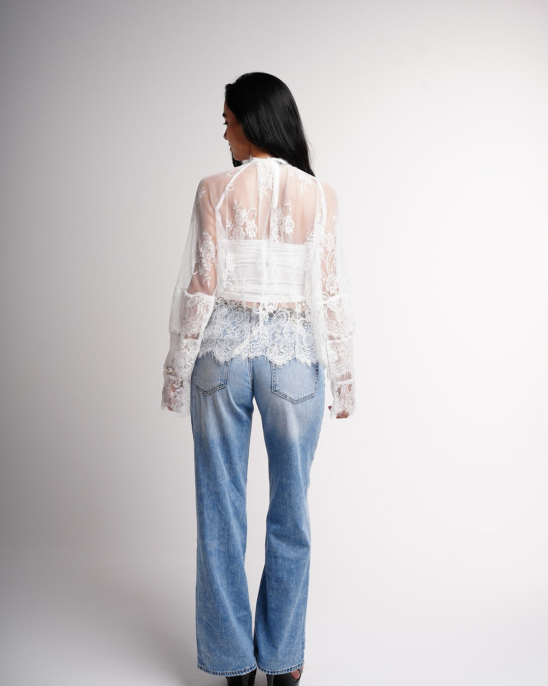 Laced Up Blouse
