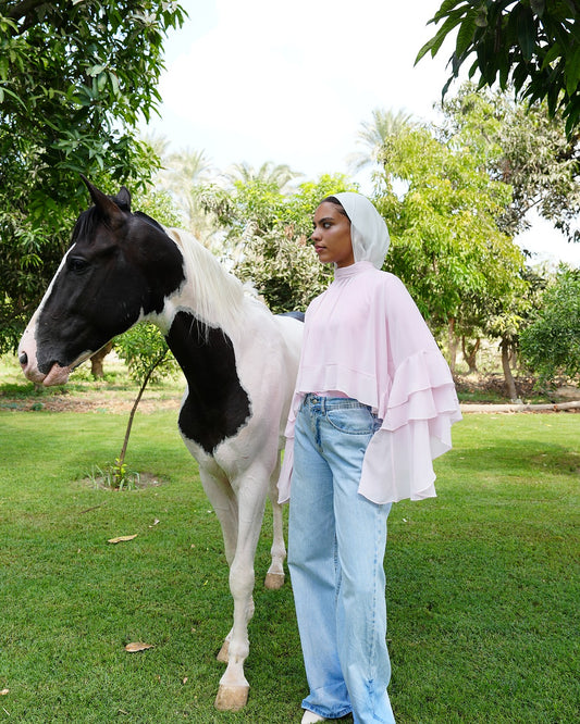 Boho Chic Blouse in Pink Babe