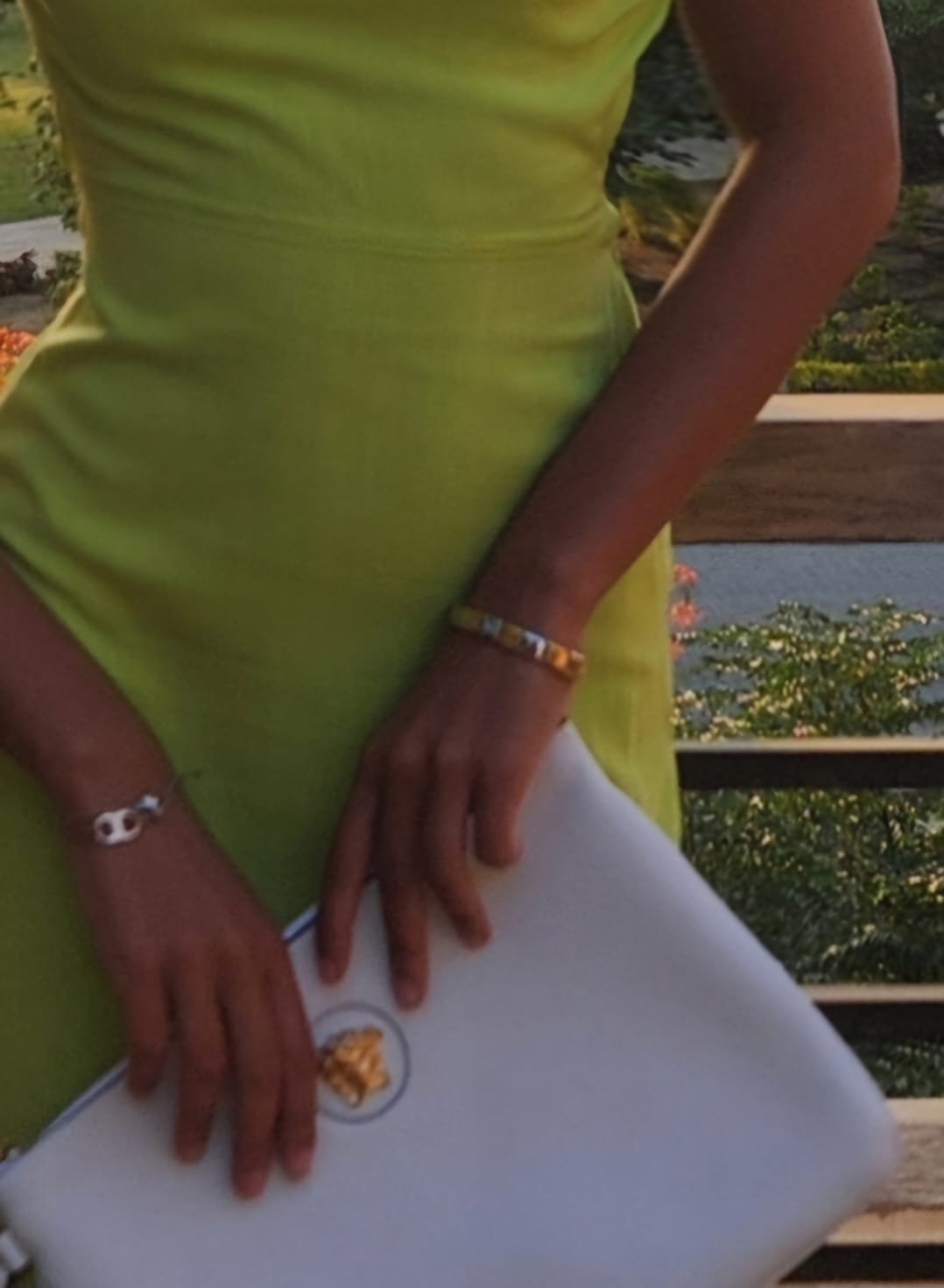 Off-Shoulder Linen Dress