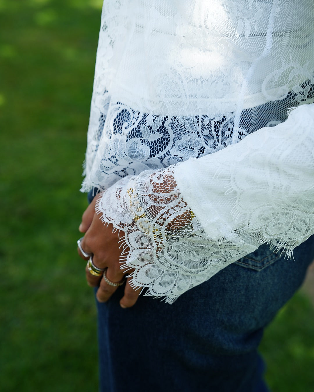 Laced Up Blouse