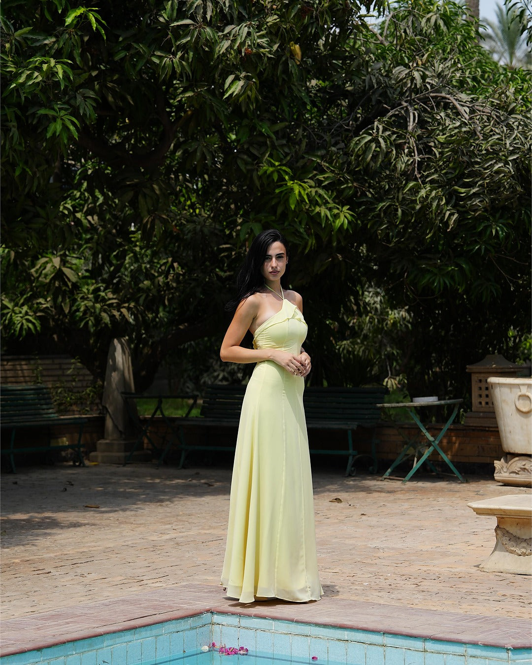 The Orchid Dress in Butter Yellow