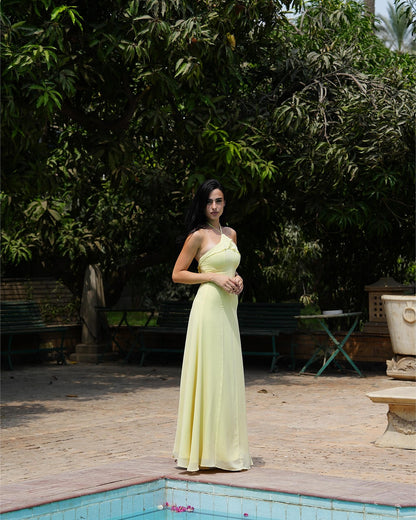 The Orchid Dress in Butter Yellow