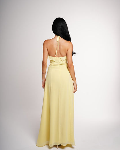 The Orchid Dress in Butter Yellow