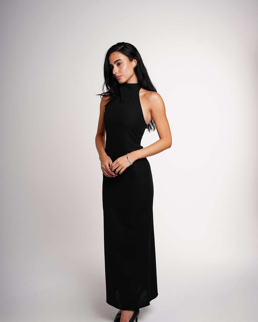 The Halter Linen Dress