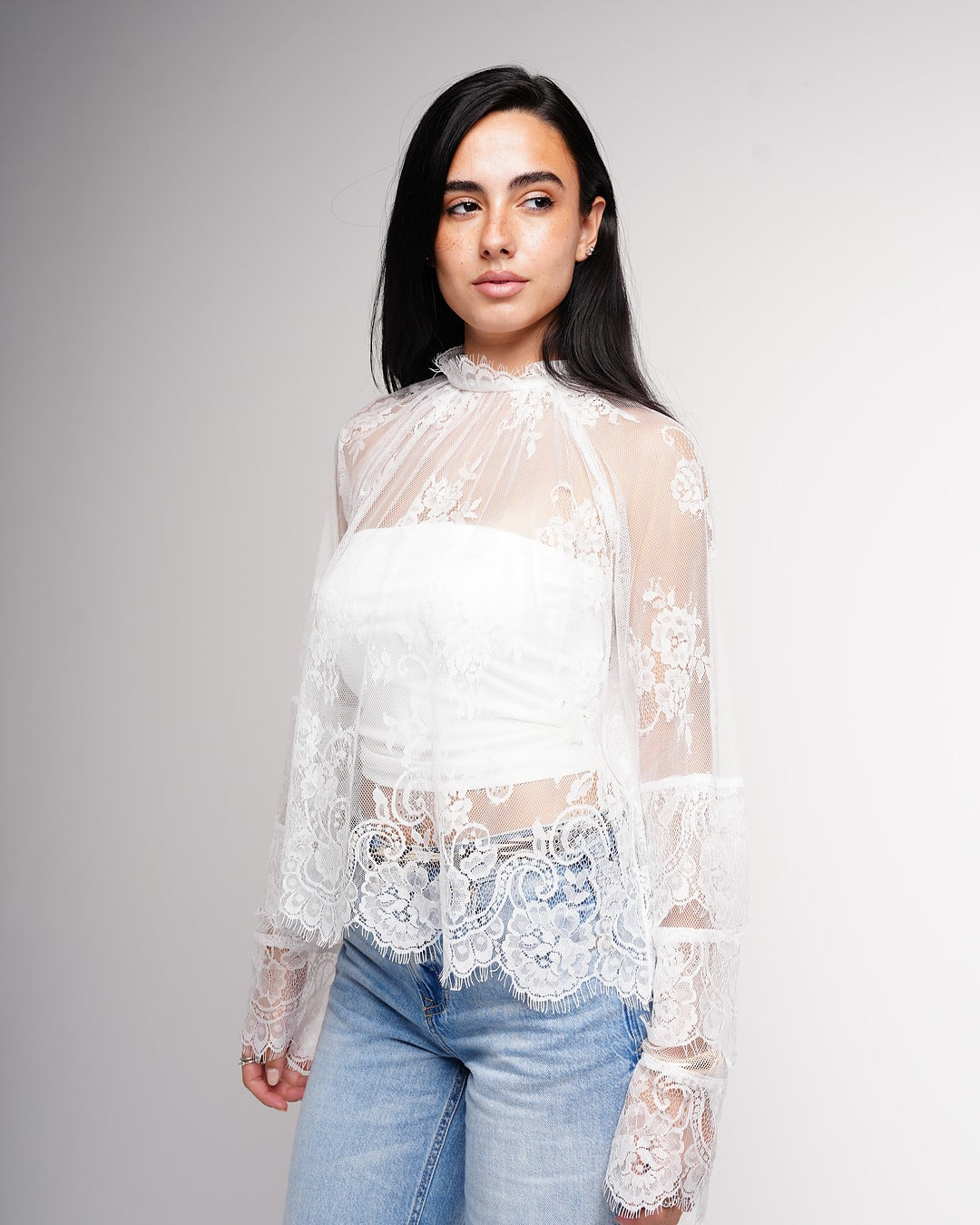 Laced Up Blouse