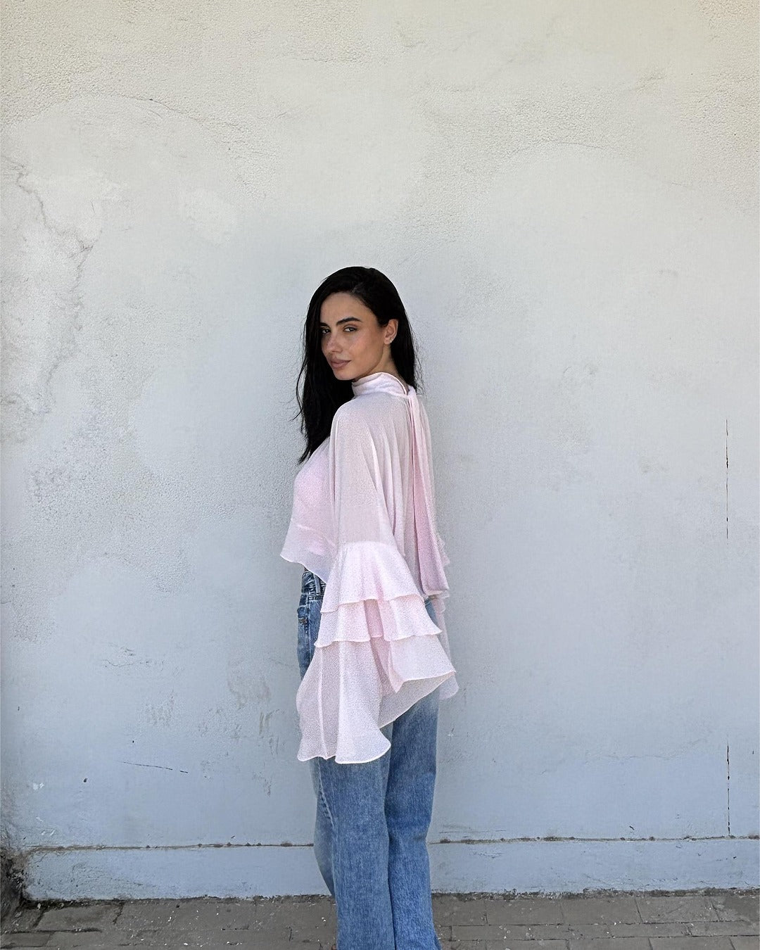 Boho Chic Blouse in Pink Babe