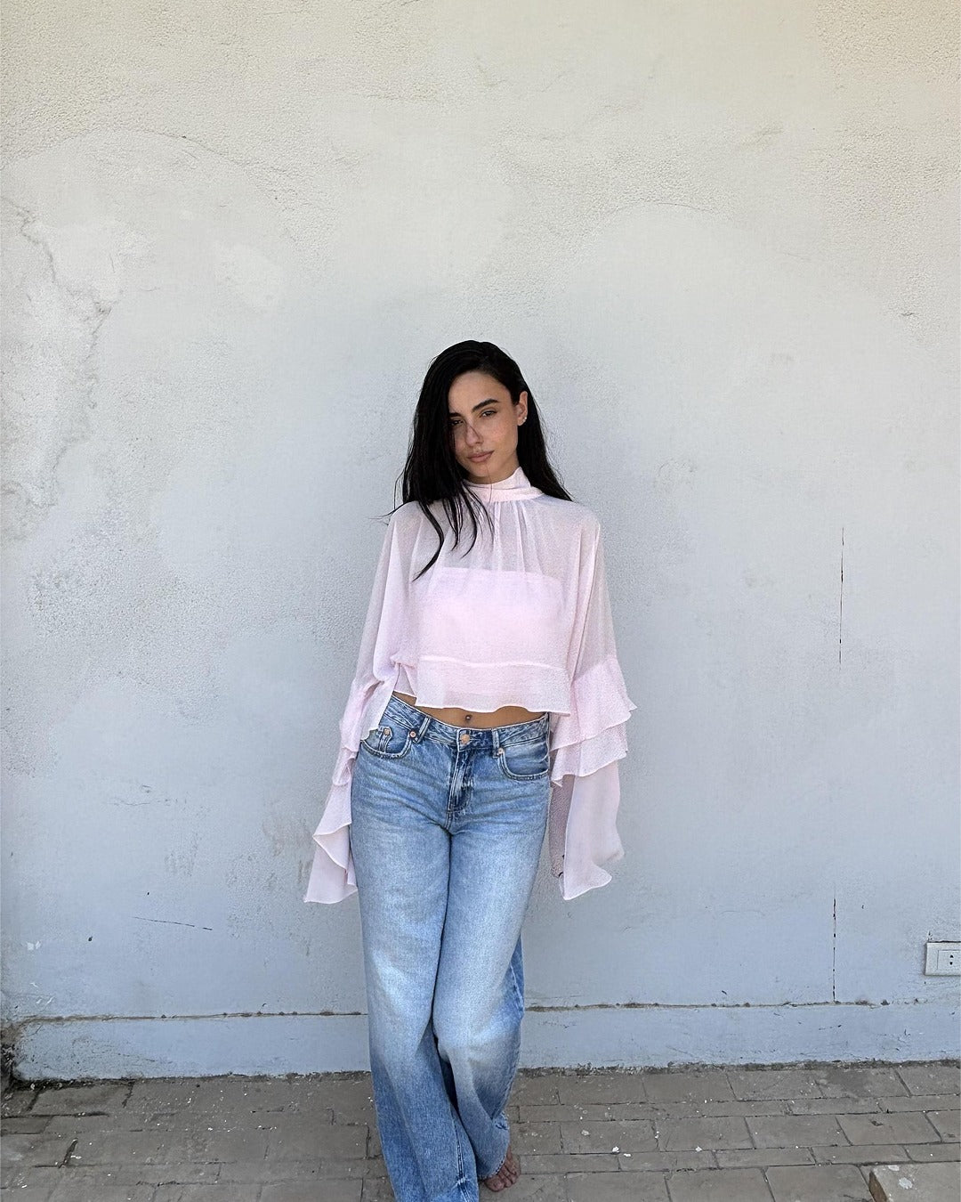 Boho Chic Blouse in Pink Babe