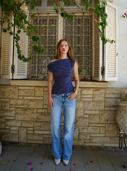 Sol Top in Midnight Blue
