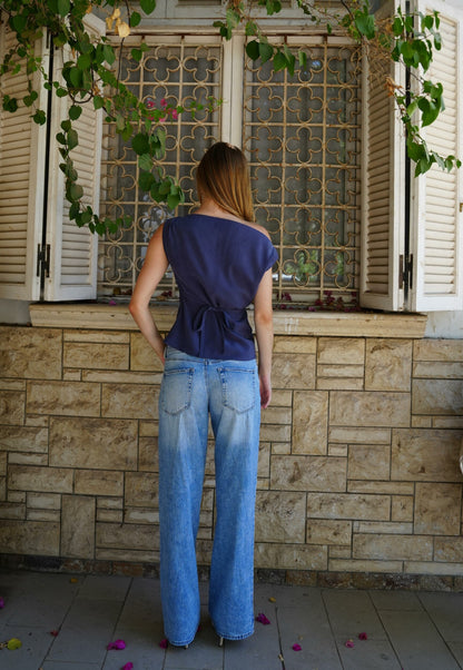 Sol Top in Midnight Blue