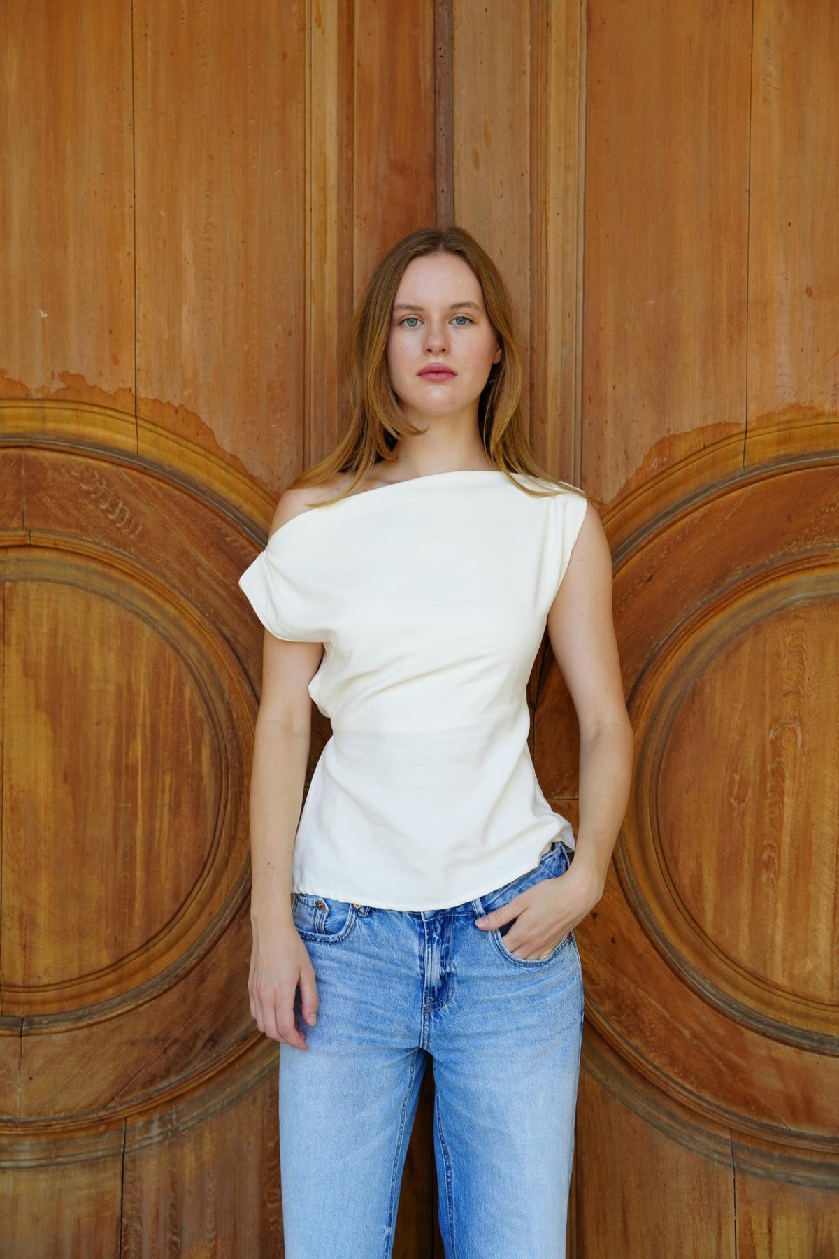 Sol Top in Ivory