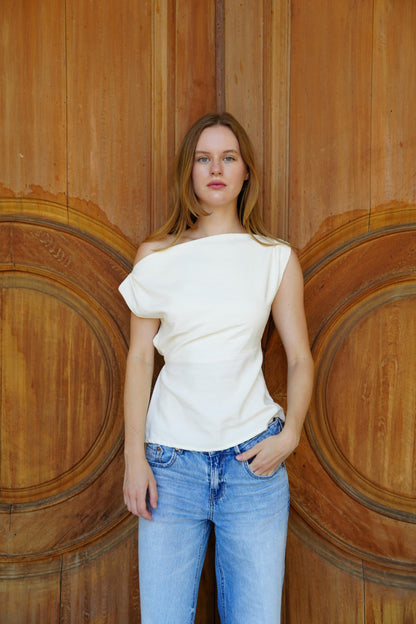 Sol Top in Ivory