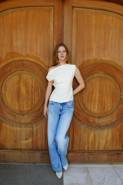Sol Top in Ivory